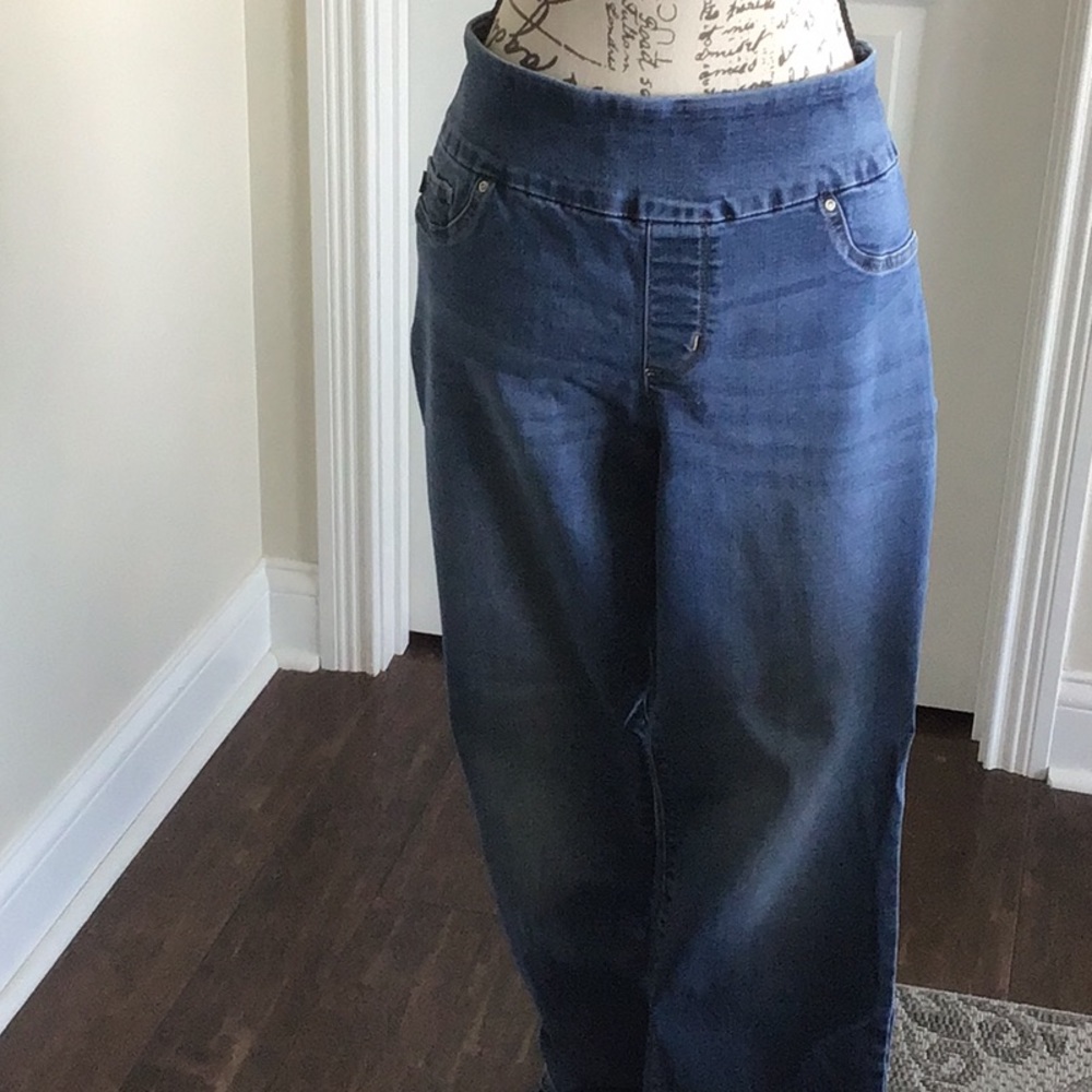 Lee Sculpting Slim Leg stretch washed blue Denim Jeans Sz 12S